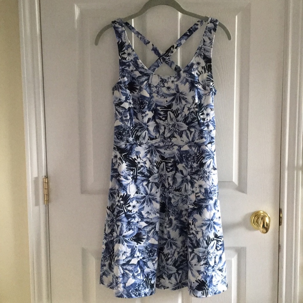 H&M Tropical Floral Print Summer Dress